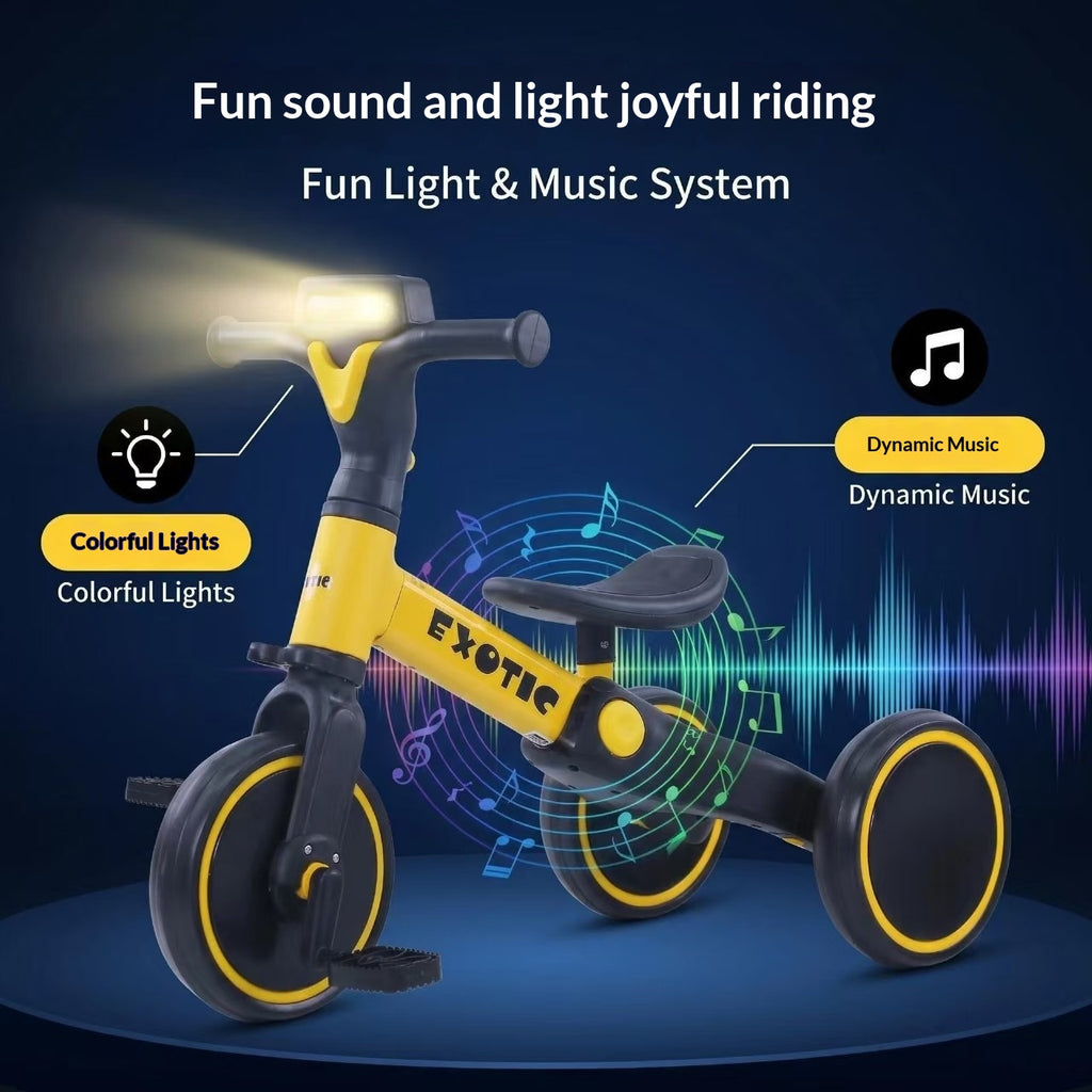 Triciclo Evolutivo 4 en 1 Multifuncional para Niños (1-6 Años)